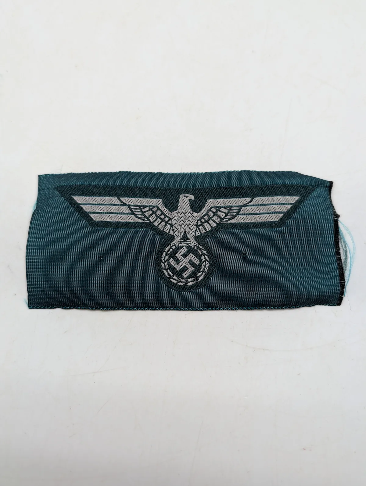 Tysk Wehrmacht brystørn, BeVo-vævet stofmærke, original 