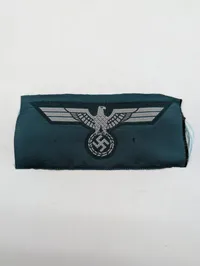 Tysk Wehrmacht brystørn, BeVo-vævet stofmærke, original 