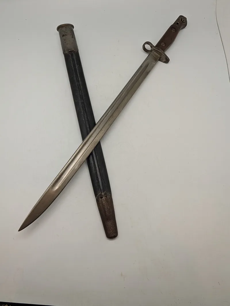 Britisk Pattern 1907 Bajonet med Skede