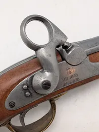Dansk Model 1848 Perkussionspistol med Krone og R-stempel, MODEL 