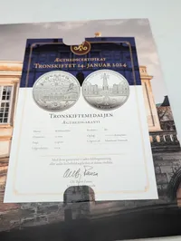 Mønthuset Danmark Tronskiftemedalje 2024 - Frederik X