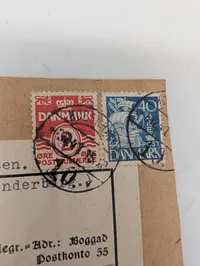 G. E. C. Gad Rekommandret Ekspresbrev fra København til Erstein, Elsass