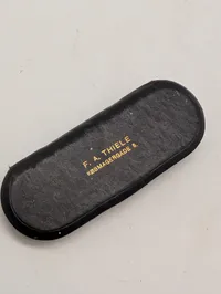 Antikke Pince-nez Briller med Guldstel og Originalt Etui