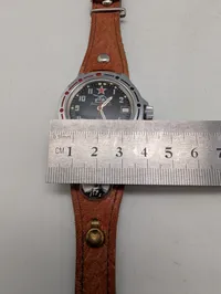 Vostok Komandirskie Tankist Armbåndsur med Yuri Gagarin Læderrem