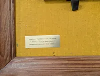 Colt Peacemaker .45 Single Action Revolver i Træramme