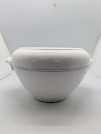 Danish Air Force Porcelain Serving Bowl with Royal Crest