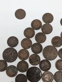 Samling af danske 1 øre mønter, Christian IX og Frederik VIII