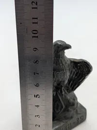 Tysk WHW Ørnestatuette fra 1938-39 med AO-mærke  (Auslaationnds-Organis).'DÄNEMARK'  