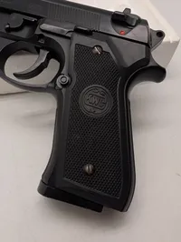 KWC M92FS Super Black Airsoft Pistol med ASG Open Blaster BBs