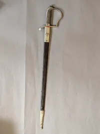 Dansk M/1910 Officersabel for Fodfolket med Skede