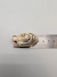 Japansk Shunga Netsuke af Matsuyama, udskåret ben