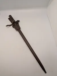 Belgisk WW1 bajonet med frø 