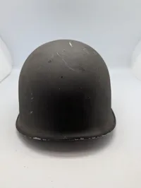 Militær M1 Stålhjelm med Inderhjelm og Rem