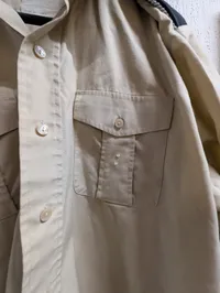 Dansk HIPPO uniform, med skjorte og bukser, efter 45 