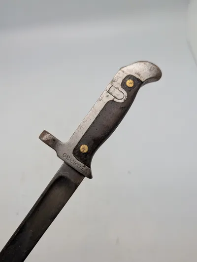 Dansk M/1915 Krag-Jørgensen bajonet med serienummer 108330