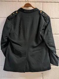 Dansk Militær Uniformsjakke med Rigsvåben Kraveemblem M69
