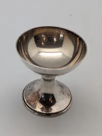 Silver-Plated Liturgical Chalice with Engraved Celtic Cross