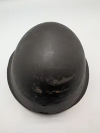 Danish M41 Steel Helmet with Royal Navy Anchor Badge