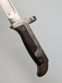 Dansk Model 1915  Krag-Jørgensen bajonet med serienummer 114919