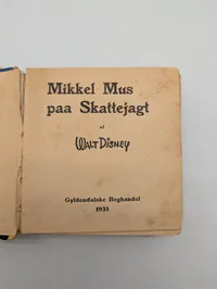 1935 Walt Disney Mikkel Mus paa Skattejagt Danish Mickey Mouse Book