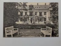 Vintage Danish Postcard of Pensionatet Søvang, Sletten