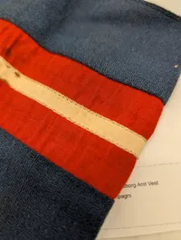 Dansk Modstandsbevægelse Armbind fra Region V (Sjælland)
