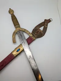 Hugo Baruch & Cie Berlin Sword with Jeweled Scabbard