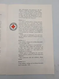 Dansk Røde Kors hæfte: Dekorationer og Emblemer (1963)