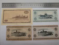 Samling af danske pengesedler, 5, 10 og 100 kroner