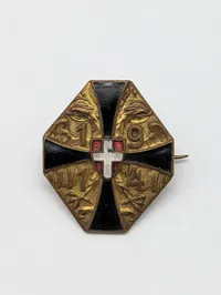 Samling af Østrig-Ungarske Første Verdenskrig Patriotiske Pins og Emblemer