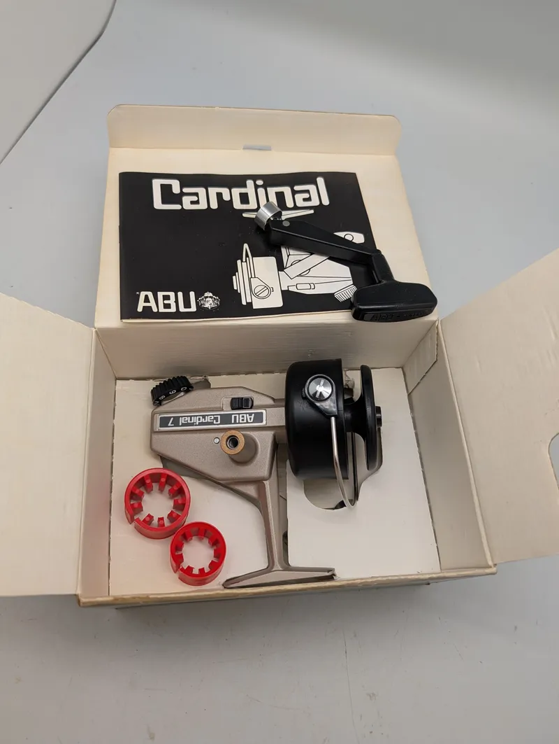 ABU Cardinal 7 Fiskehjul med Original Æske og Manual