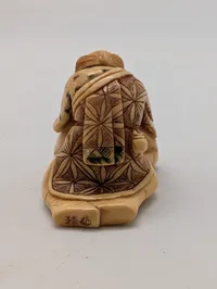 Antik JAPANESE HAND CARVED EROTIC NETSUKE FIGURES EDO / MEIJI PERIODE 
