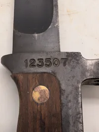 Dansk M/1915  Krag-Jørgensen Bajonet med Skede