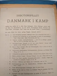 Danmark i Kamp - Sabotørspillet, Brætspil om Modstandskampen