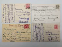 Lot of 4 Antique Postcards: San Francisco, Illustration, and Architecture