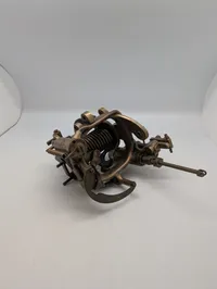 Antik Torpedo-styreapparat i messing, serienummer 5883 Stammer fra den Tyske U20 WW1 