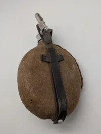 Tysk S.K.N. Feltflaske med Læderremme