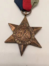 British World War II 1939-1945 Star Campaign Medal