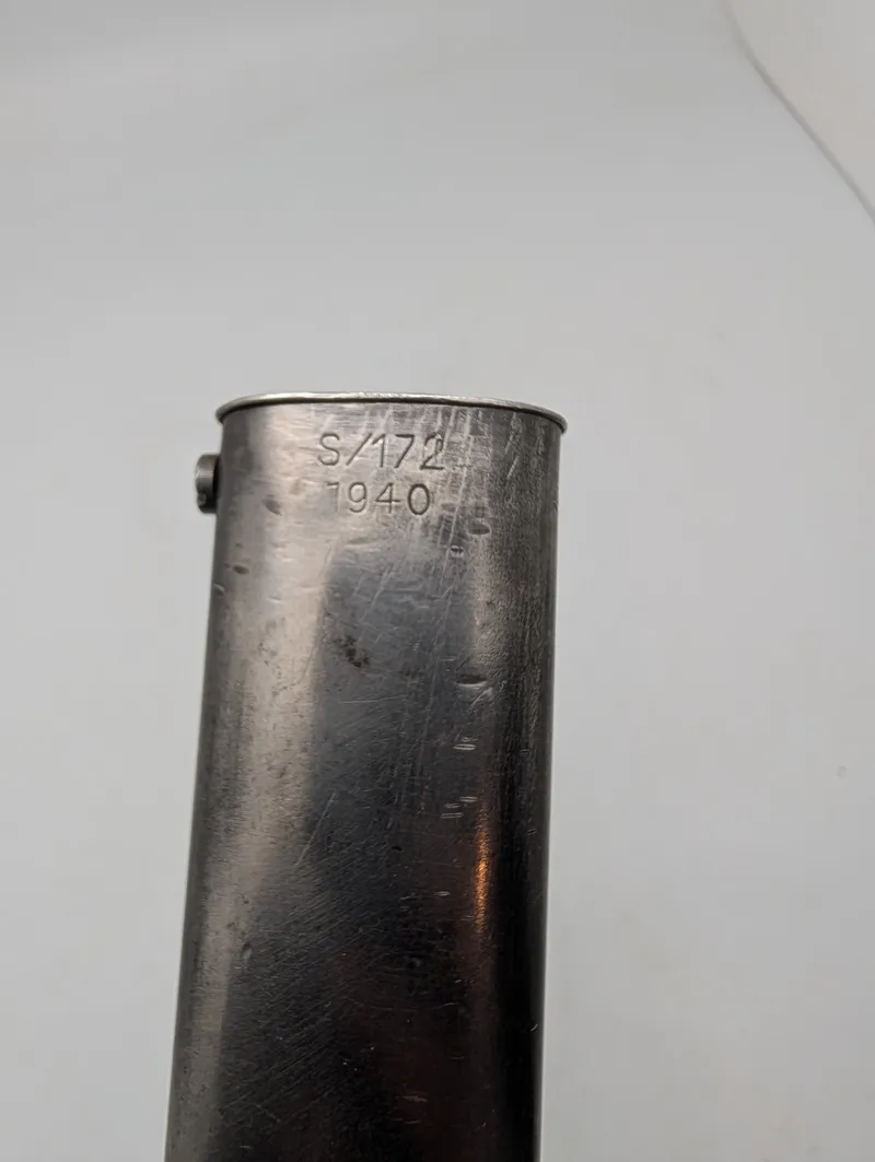 WWII German K98 Bayonet Scabbard S/172 1940