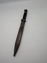 Tysk K98 Bajonet med metalskede Nummerens 
