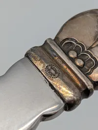 Georg Jensen Cactus Sølvbestik, To Knive i Sterling Sølv