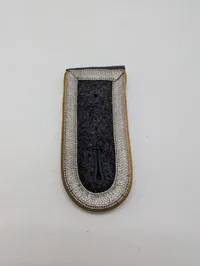 Tysk WWII Luftwaffe Unteroffizier Skulderklap med Gul Piping