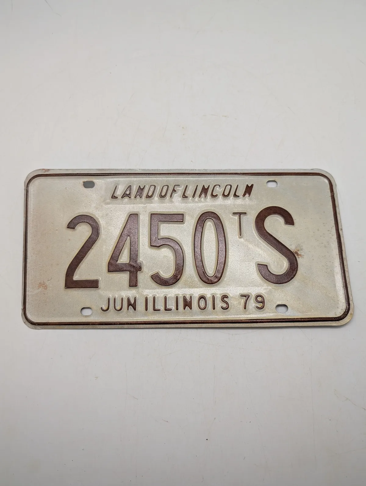 1979 Illinois Nummerplade "Land of Lincoln"