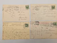 Set of Four Early 20th Century Danish Topographical Postcards