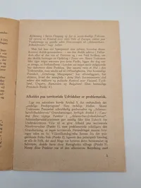 WWII Danish Propaganda Booklet 'Anti-Europa-Pagten' by Peder Nielsen
