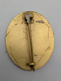 German WWII 20 July 1944 Wound Badge in Gold, super velfremstillet postwar