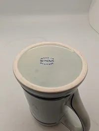 German Ceramic Beer Stein with Rota Coat of Arms