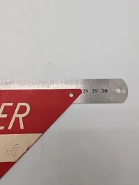 Lureminer Trekantet Metalskilt