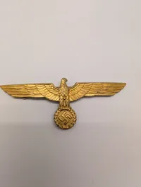 Tysk Kriegsmarine brystørn i forgyldt metal
