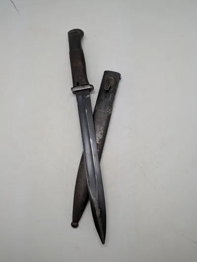 Tysk M1884/98 III Bajonet med Skede, Stemplet 1920